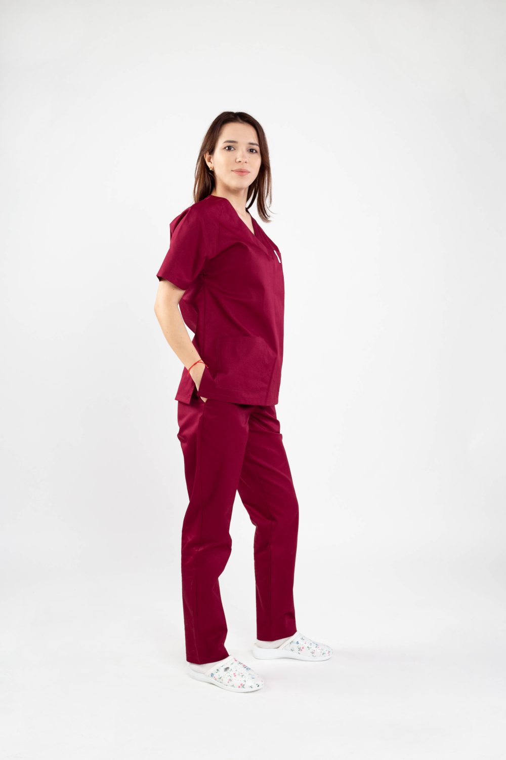 costum medical doua piese colorat