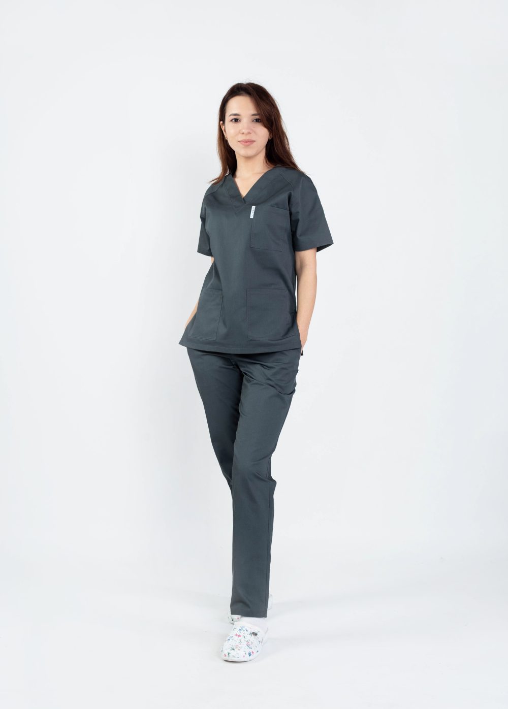 costum medical doua piese colorat