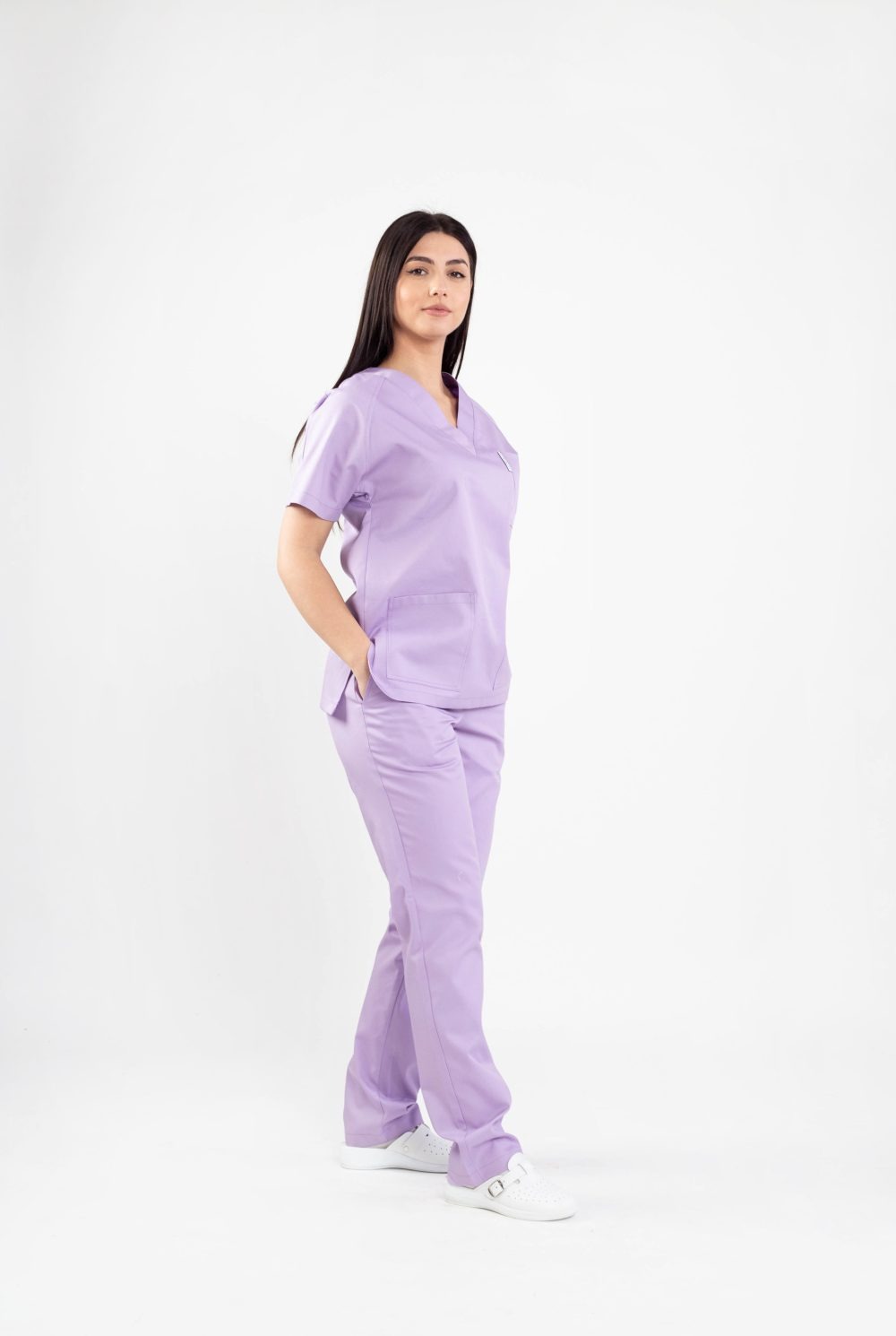 costum medical doua piese colorat