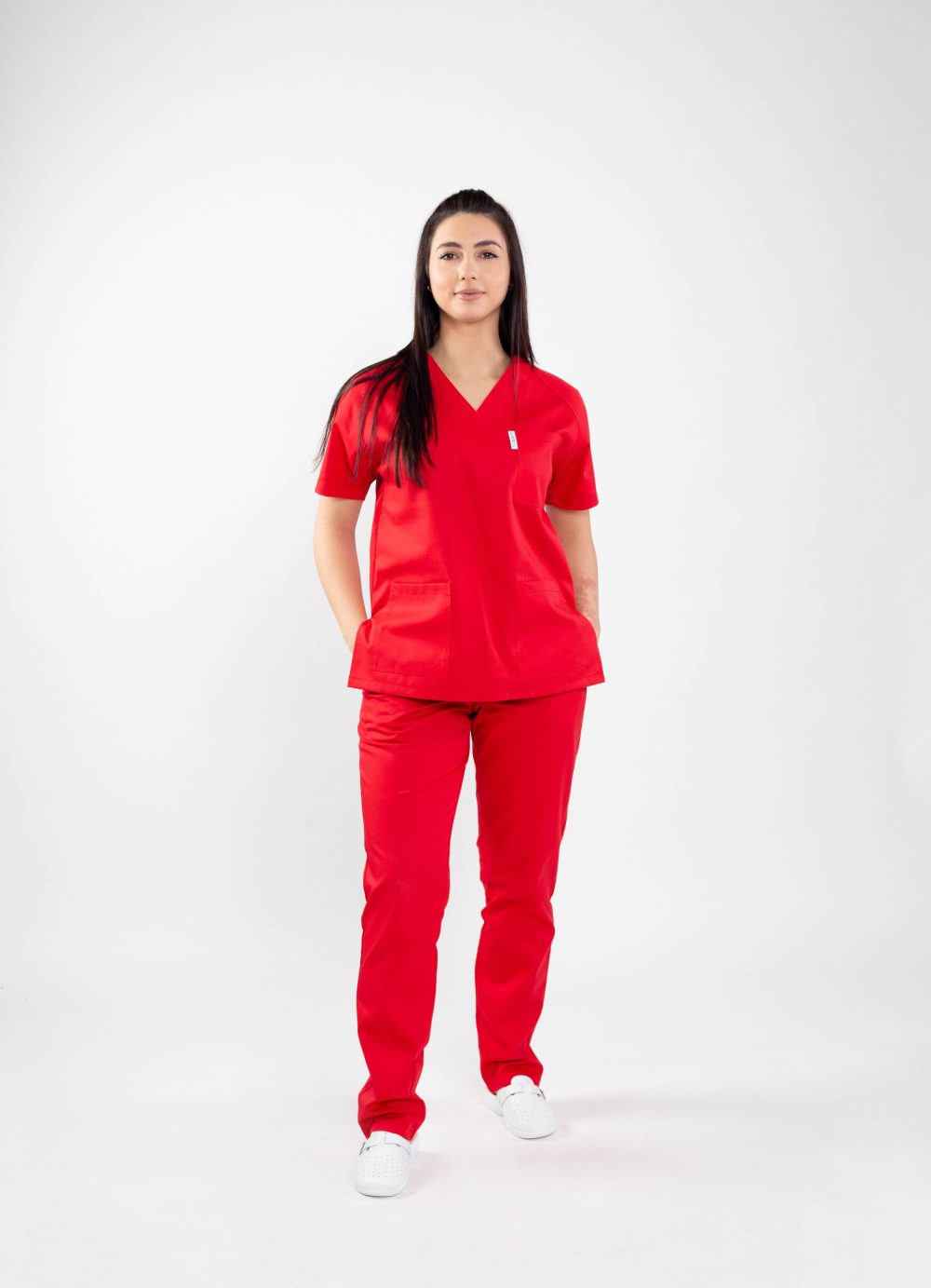 costum medical doua piese colorat