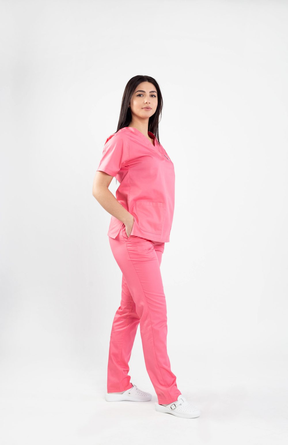 costum medical doua piese colorat