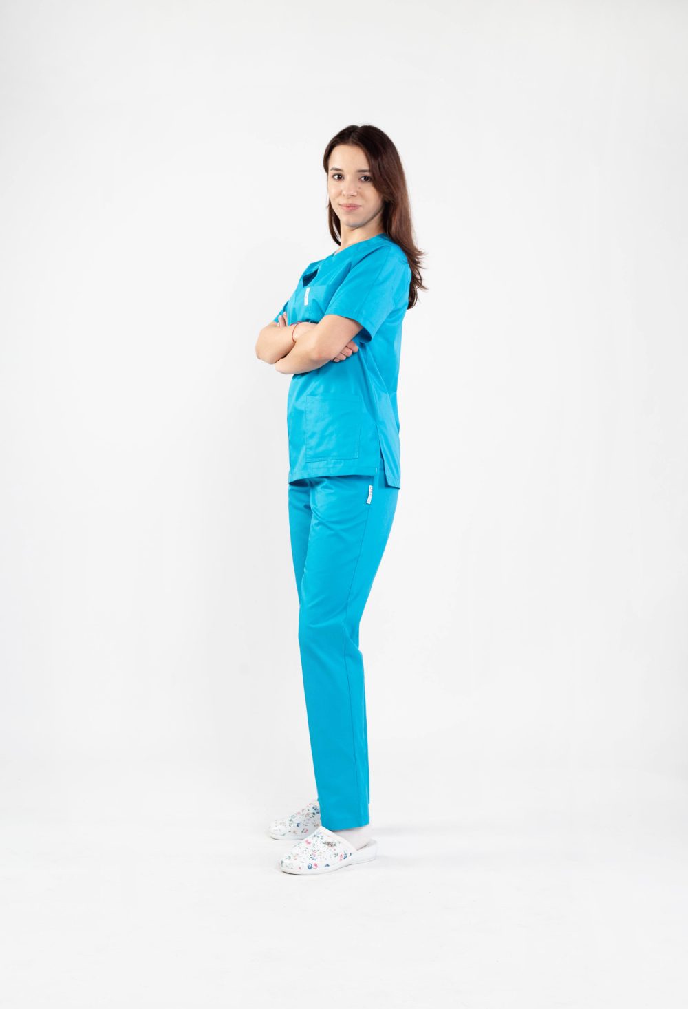 costum medical doua piese colorat