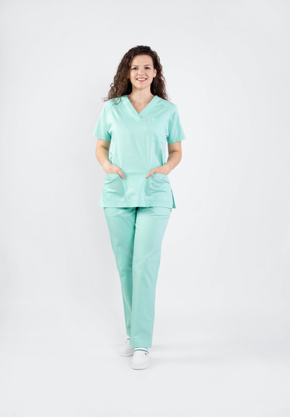 costum medical doua piese colorat