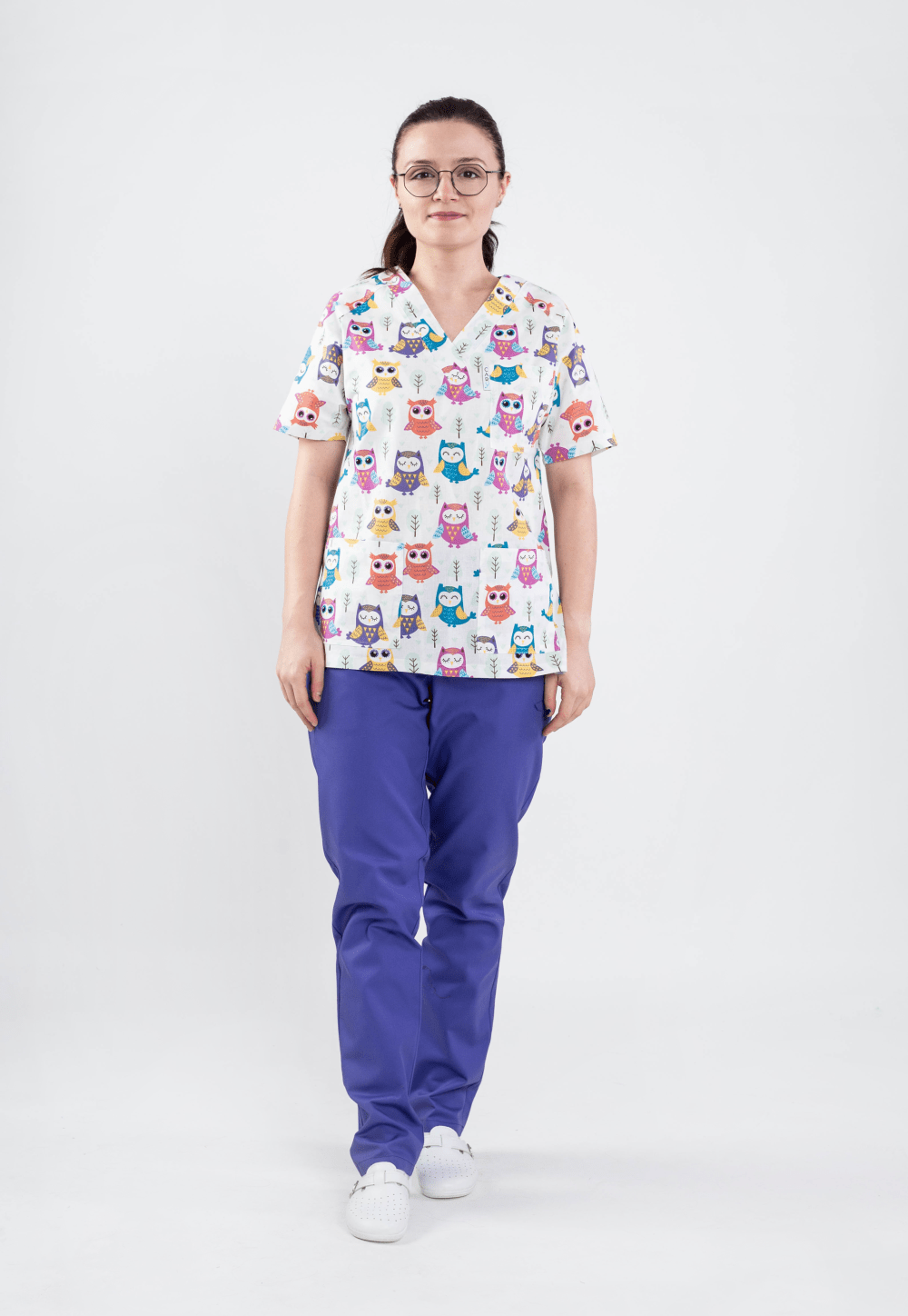 Bluza Medicala cu Imprimeu